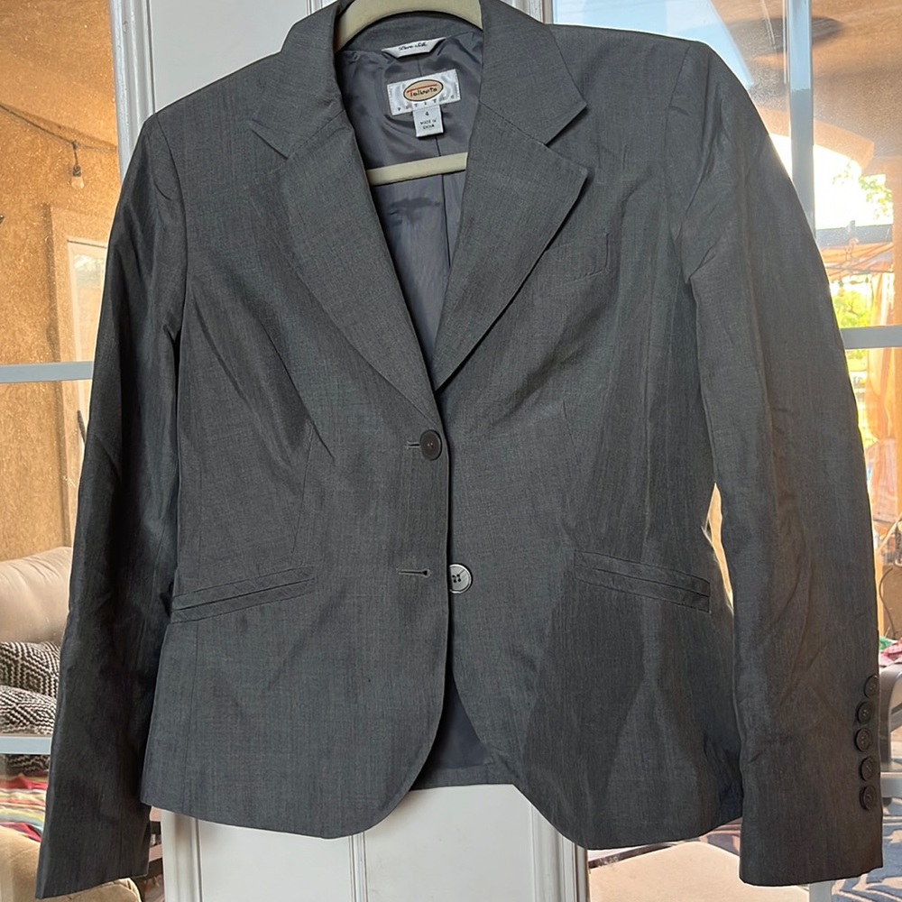 a nice gray suit blazer!